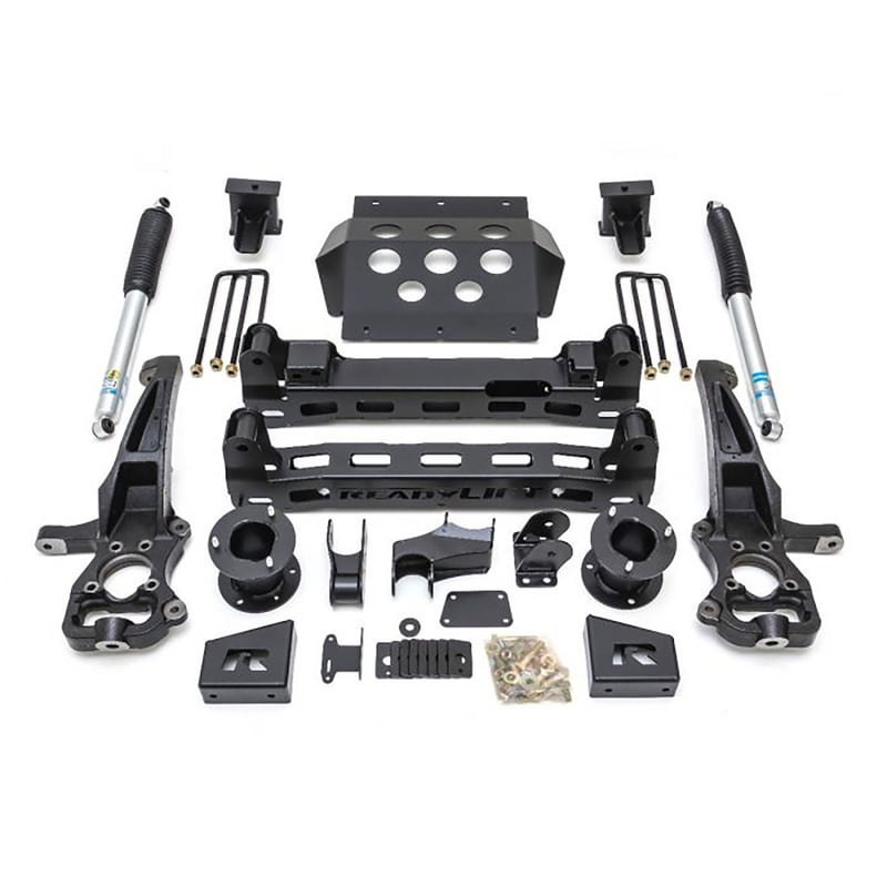 readylift 6" lift kit w/ bilstein rear shocks 2019-2021 chevrolet/gmc 1500 4wd 44-3960