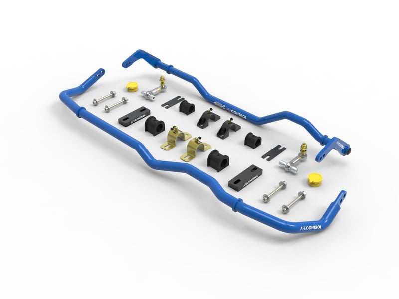 afe 15-20 vw/audi golf r/a3/s3 (mk7) control series sway bar set - blue 440-612001-l