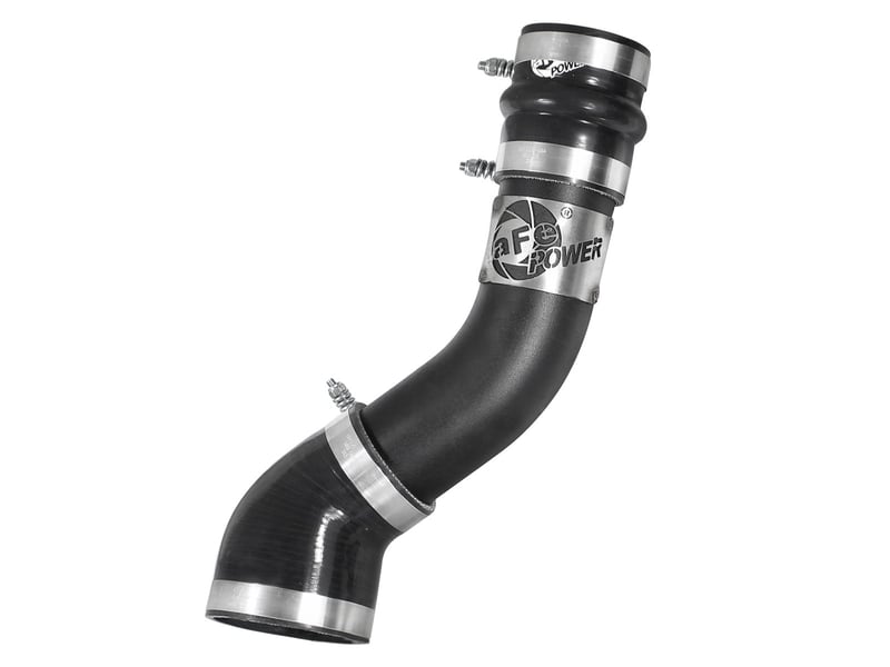 afe bladerunner 3 inch black intercooler hot side tube dodge diesel trucks 94-02 l6-5.9l 46-20068-b