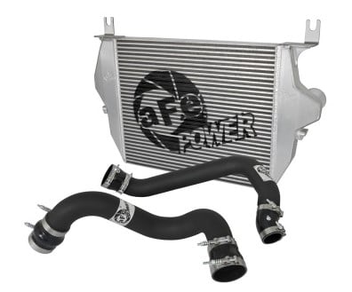 afe bladerunner intercooler w/tubes 03-07 ford diesel trucks v8 6.0l (td) 46-20102-1