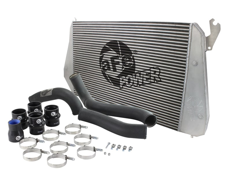 afe bladerunner intercooler w/ tubes 11-16 gm diesel trucks v8 6.6l (td) lml 46-20112