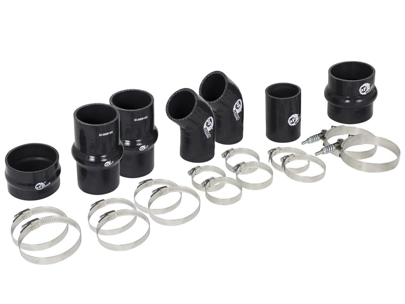 afe bladerunner intercooler couplings & clamps replacement kit 11-14 ford ecoboost 3.5l (tt) 46-20120a