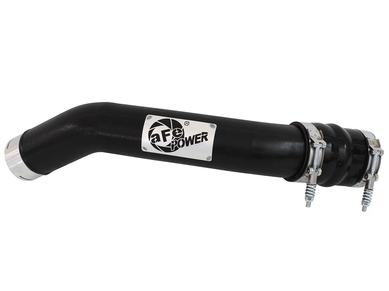 afe bladerunner intercooler hot side tube, 11-16 ford diesel trucks v8-6.7l (td) 46-20148-b