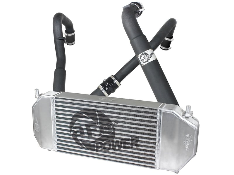 afe bladerunner intercooler with tubes 15-17 ford f-150 v6 2.7 (tt) 46-20202-b