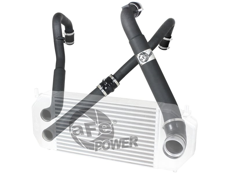 afe bladerunner intercooler tubes combo 15-17 ford f-150 v6 2.7 (tt) 46-20204-b