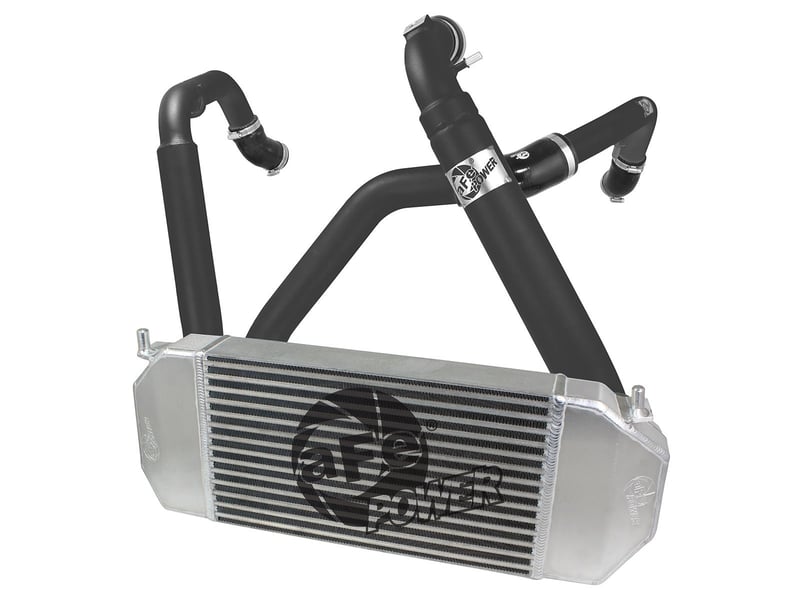 afe bladerunner intercooler w/ tubes 15-16 ford f-150 v6 ecoboost 3.5l (tt) 46-20212-b
