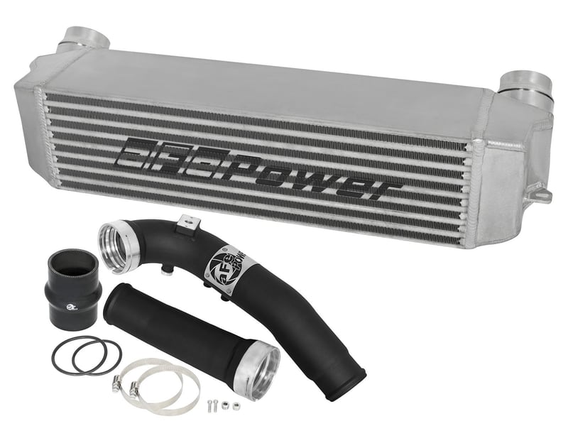 afe bladerunner intercooler w/ black tube 12-16 bmw 2/3/4 series (f3x) 2.0l n20 46-20222-b