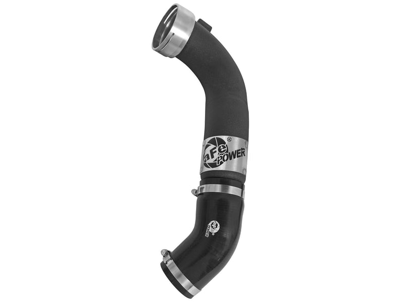 afe bladerunner 3in black intercooler tube cold side w/ couplings & clamps 11-13 bmw 335i 3.0l (t) 46-20249-b