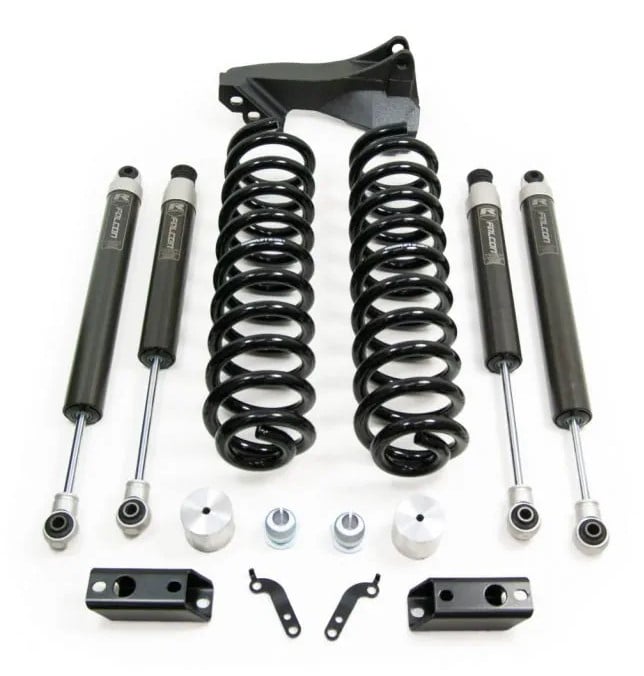readylift 2.5" coil spring front lift kit w/falcon 1.1 monotube shocks front/rear- ford super duty diesel 4wd 2020-2022 46-20253