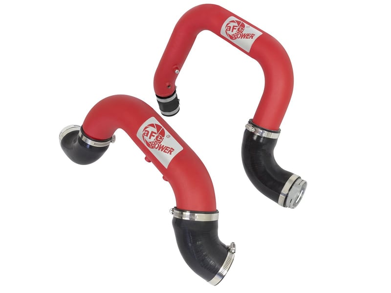 afe bladerunner red intercooler tubes combo 16-21 gm colorado/canyon i4-2.8l (td) 46-20264-r