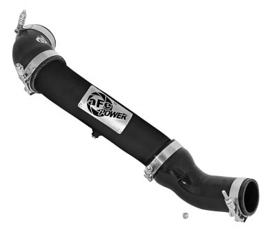 afe bladerunner 3in intercooler cold side tube for 16-17 nissan titan xd v8 5.0l (td) 46-20289-b