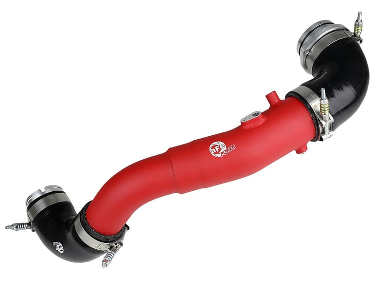 afe 20-21 toyota supra 3.0l 3in red intercooler tube - hot 46-20398-r