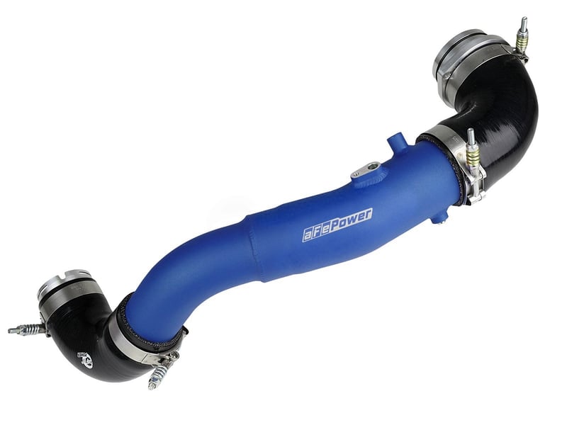 afe 20-21 bmw z4 m40i (g29) l6-3.0l (t) b58 bladerunner 2-1/2in to 3in hot-side charge pipe - blue 46-20408-l