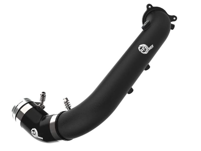afe bladerunner black 2-3/4in aluminum charge pipe 21+ toyota supra gr (a90) i4-2.0l (t) b48 46-20488-b