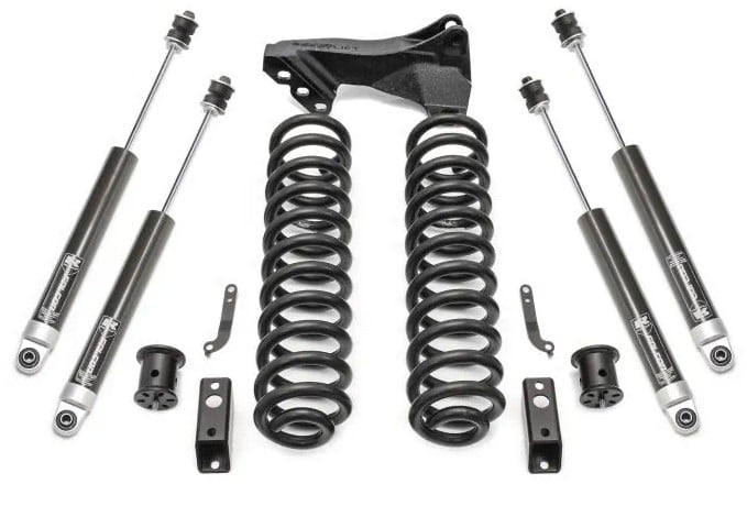 readylift 2.5" coil spring front lift kit w/falcon 1.1 monotube shocks front/rear - ford super duty diesel 4wd 2011-2016 46-27290
