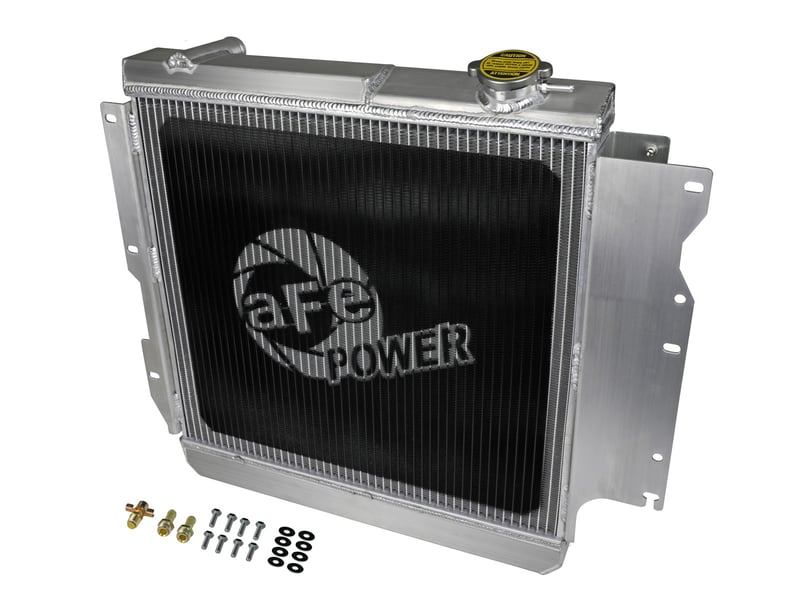 afe bladerunner street series tube & fin aluminum radiator 97-06 jeep wrangler (tj) l6-4.0l 46-52101
