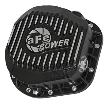 afe power cover diff rear machined cov diff r ford diesel trucks 86-11 v8-6.4/6.7l (td) machined 46-70022