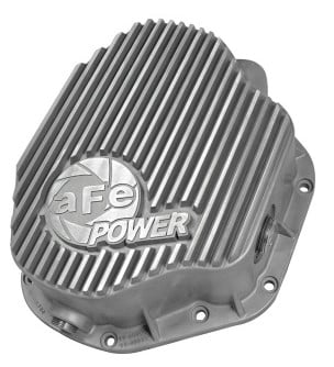 afe rear differential cover (raw; street series); dodge diesel trucks 94-02 l6-5.9l (td) 46-70030