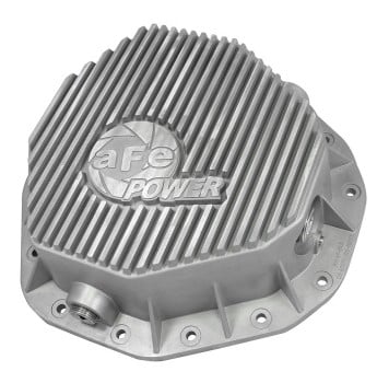 afe rear differential cover (raw; street series); dodge diesel trucks 03-05 l6-5.9l (td) 46-70090