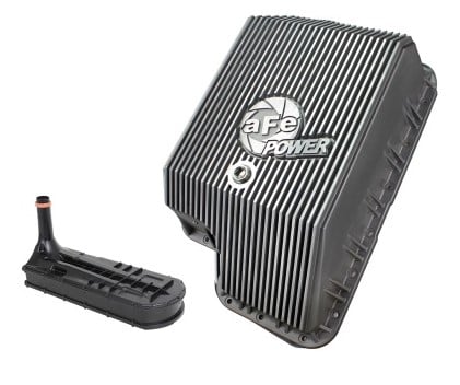 afe transmission pan (raw); ford diesel trucks 03-10 v8-6.0/6.4l (td) 46-70120-1