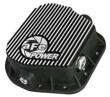 afe power rear differential cover (machined) 12 bolt 9.75in 11-13 ford f-150 ecoboost v6 3.5l (tt) 46-70152
