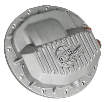 afe power street series front differential cover raw w/ machined fins 13-18 ram v8 5.7/6.4l 46-70400