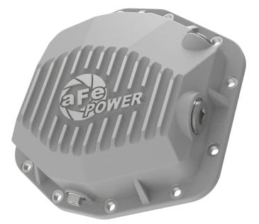 afe street series rear differential cover raw 2018+ jeep wrangler (jl) v6 3.6l (dana m220) 46-71000a
