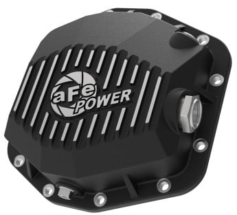 afe pro series rear differential cover black 2018+ jeep wrangler (jl) v6 3.6l (dana m220) 46-71000b