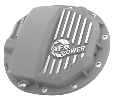 afe street series rear differential cover raw 14-19 chevrolet silverado v8 4.3l / 5.3l / 6.2l 46-71120a