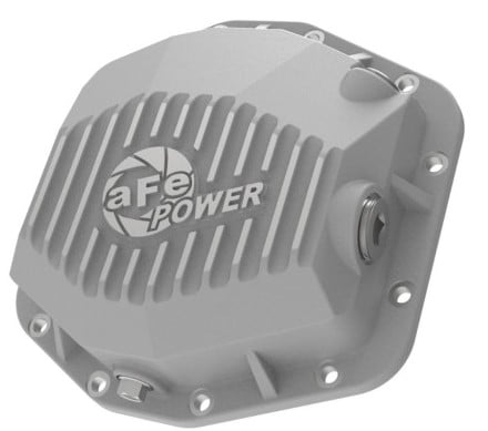 afe power 2021 ford bronco w/ dana m220 differential cover raw street series w/ machined fins 46-71290a