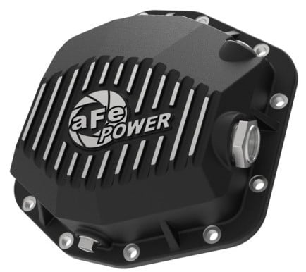 afe power 2021 ford bronco w/ dana m220 differential cover black street series w/ machined fins 46-71290b