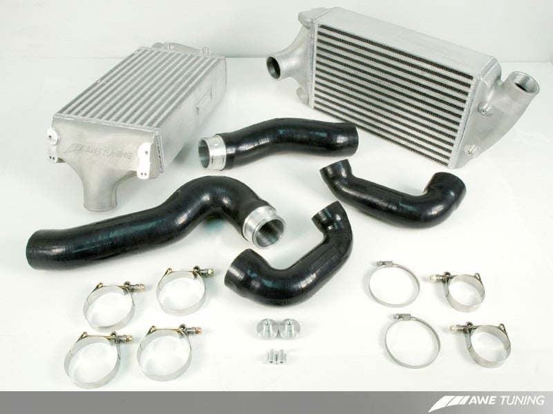awe tuning porsche 996tt performance intercoolers 4710-13014