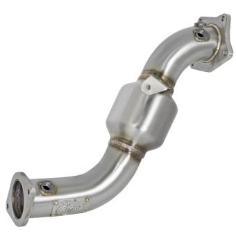 afe twisted steel down-pipe catted 13-16 cadillac ats l4-2.0l (t) 48-34126-hc