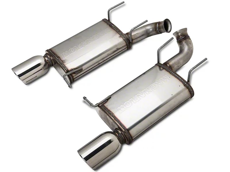 magnaflow 11-14 ford mustang street series axle-back performance exhaust system 15595