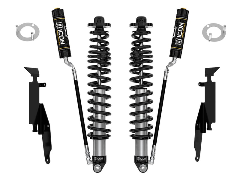 icon 2021-2023 ford bronco, rear, 1.25-3" lift, v.s. 2.5 series coilover kit, remote reservoir 48710