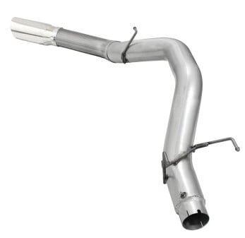 afe atlas 5in dpf-back aluminized steel exh dodge ram diesel 13-14 6.7l (td) mega cab w/polished tip 49-02039-p