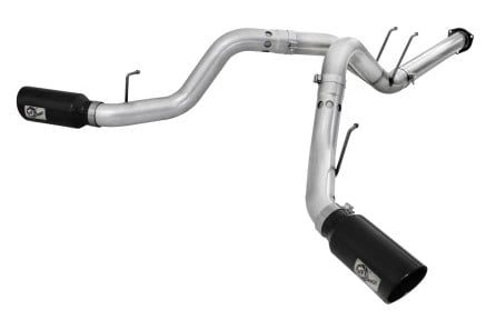 afe atlas exhaust 4in dpf-back al steel 11-14 ford diesel trucks v8-6.7l (td) 49-03065-b