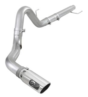 afe atlas 4in aluminized steel dpf-back exh 18-19 ford f-150 v6-3.0l (td) w/ polished tip 49-03106-p