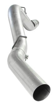 afe atlas exhaust 5in dpf-back al steel 11-13 gm diesel trucks v8-6.6l (td) lml 49-04041
