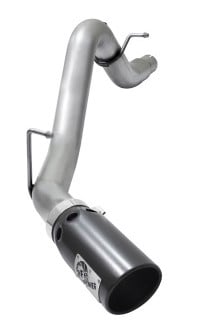 afe large bore hd 3.5in dpf-back alum exhaust w/black tip 2016 gm colorado/canyon 2.8l (td) 49-04064-b