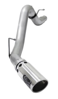 afe large bore hd 3.5in dpf-back alum exhaust w/polished tip 2016 gm colorado/canyon 2.8l (td) 49-04064-p