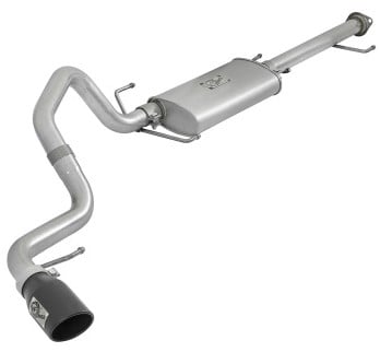 afe scorpion 2-1/2in aluminized steel cat-back exhaust w/ black tips 07-17 toyota fj cruiser v6 4.0l 49-06039-b
