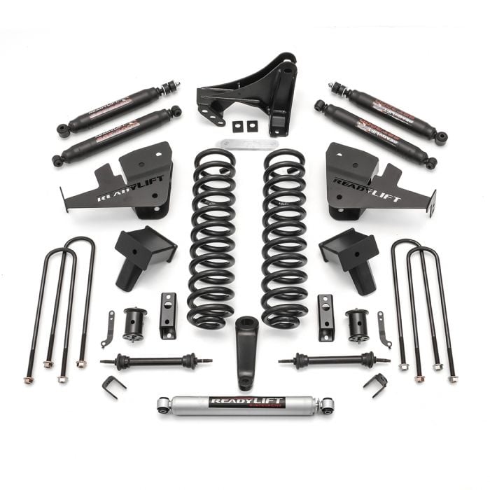readylift 6.5" lift kit (2pc drive shaft only) w/ sst3000 shocks 2011-2020 ford f-250/f-350 diesel 4wd 49-2768