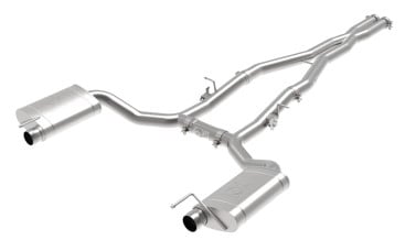afe mach force-xp 3in 304 ss cat-back exhaust 15-20 dodge charger hellcat v8-6.2l (sc) / 392 v8-6.4l 49-32070