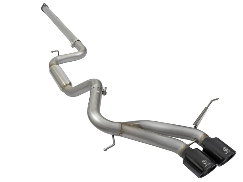 afe takeda 3in ss exhaust cat-back 13-16 ford focus st 2.0l black tips 49-33083-b