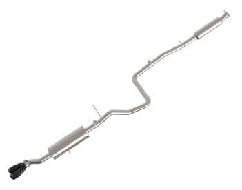 afe takeda series 2 1/2in 304 ss cat-back 14-19 ford fiesta l4-1.6l w/black tip 49-33134-b