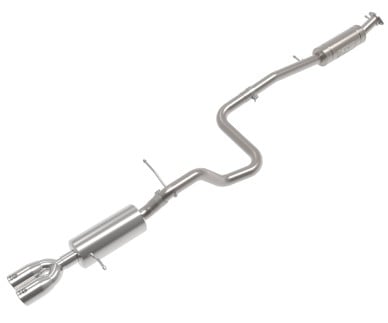 afe takeda series 2 1/2in 304 ss cat-back 14-19 ford fiesta l4-1.6l (t) w/polished tip 49-33140-p