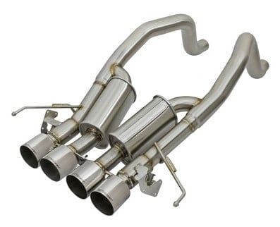 afe machforce xp 3in-2 1/2in axle back 304ss exhaust w/ polished tips 15-17 chevy corvette z06 49-34082-p
