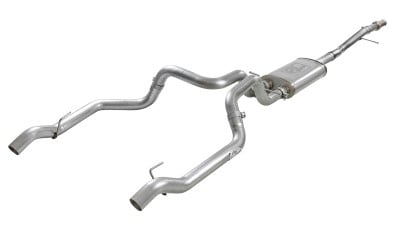 afe vulcan series 3in 304ss exhaust cat-back w/ oe tips 2019 gm silverado / sierra 1500 v8-5.3l 49-34103