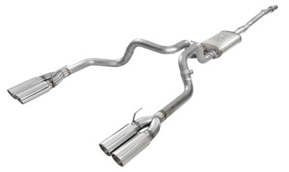 afe vulcan series 3in 304ss exhaust cat-back exh w/ pol tips 2019 gm silverado / sierra 1500 v8-5.3l 49-34105-p
